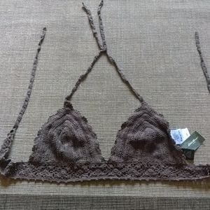 Crochet boho bikini top